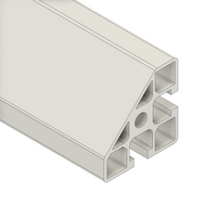 10-4545MC-0-2000MM MODULAR SOLUTIONS EXTRUDED PROFILE<br>45MM X 45MM MITER CORNER, CUT TO THE LENGTH OF 2000 MM